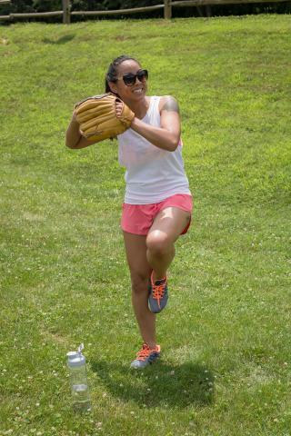 image tagged with outdoors, exercises, throws, pitch, sports, …;