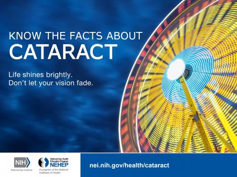 image tagged with nei, infographic, vision, nih, cataracts, …;