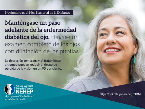 image tagged with spanish, pupil, healthy vision, diabetes, national diabetes month, …;
