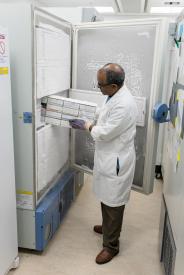image tagged with nei, science, standing, freezer, laboratory, …;