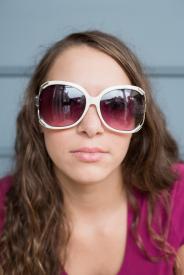 image tagged with millennial, woman, sunglasses, caucasian, girl, …;