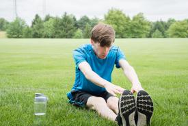 image tagged with water bottle, athletic, male, physical activity, healthy, …;