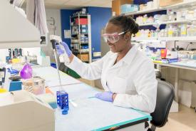 image tagged with african-american, lab coat, glasses, measure, fellowship, …;