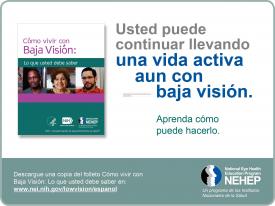 image tagged with low vision, nih, national eye health education program, eye health, active, …;