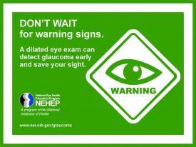 image tagged with exam, national eye health education program, nih, glaucoma, nehep, …;
