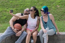 image tagged with latinx, taking, picture, basketball, glasses, …;
