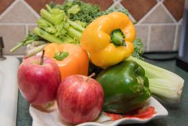image tagged with greens, home, kitchen, bell pepper, vegetables, …;