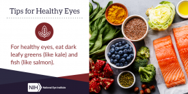 image tagged with tips, healthy, nih, eyes, leafy greens, …;