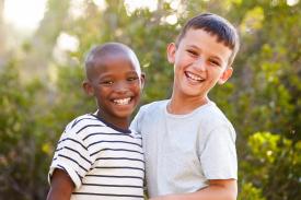 image tagged with smiles, african-american, normal vision, kids, smiling, …;