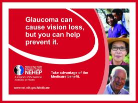 image tagged with nei, glaucoma, nih, national eye health education program, medicare, …;