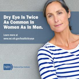 image tagged with women, eye health, nih, dry eye, health information, …;