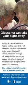 image tagged with nehep, glaucoma, eye health, dilated eye exam, national eye health education program