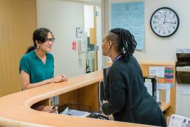 image tagged with nurse, conversation, provider, patient, african-american, …;
